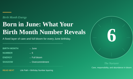 Born in June: What Your Birth Month Number Reveals