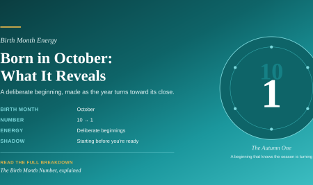 Born in October: What Your Birth Month Number Means